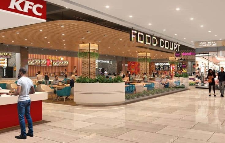 Dedicated food court area